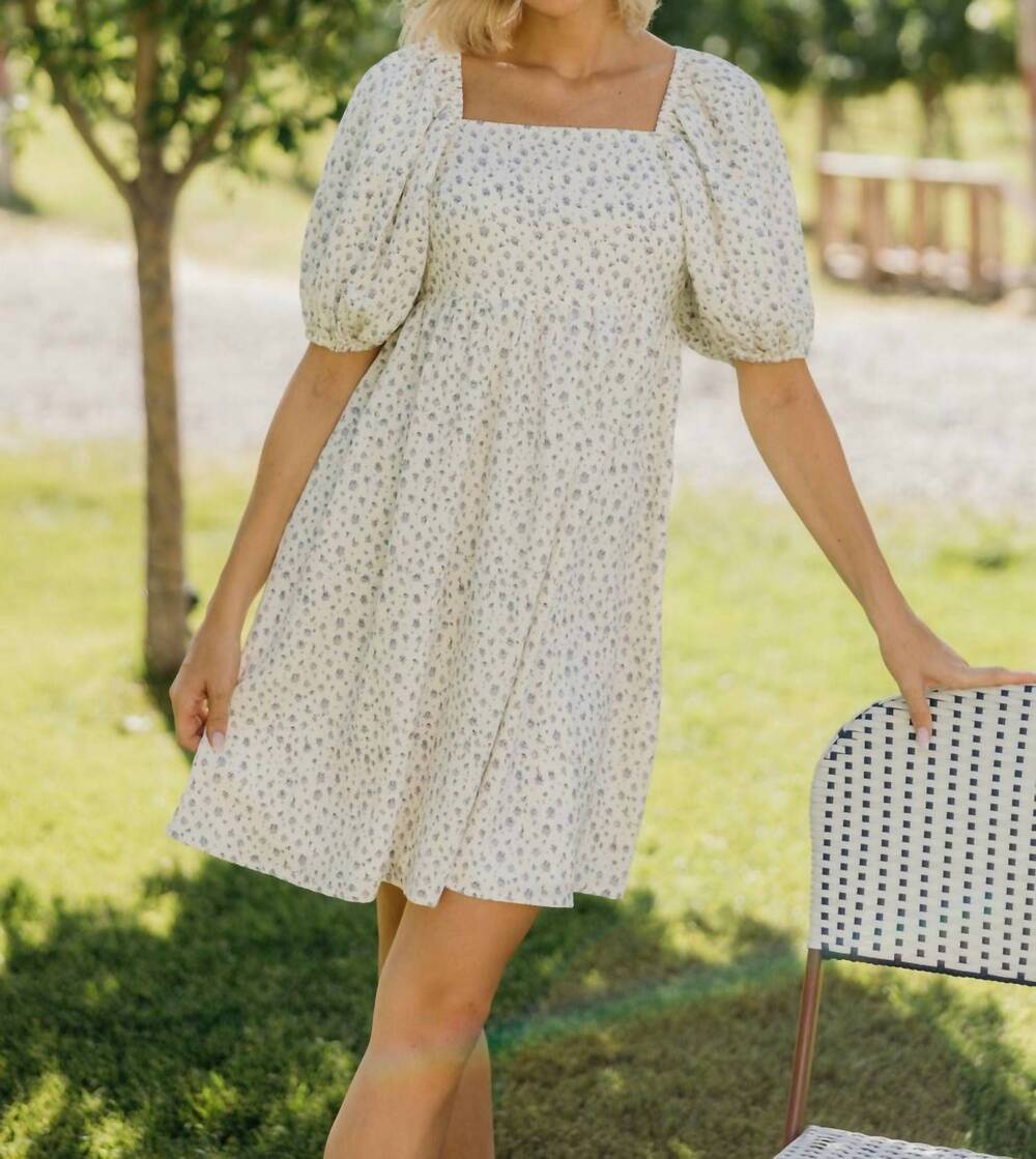 NEW MIKAROSE tatum dress in fable wisteria